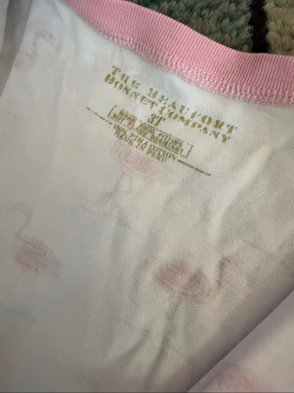 The Beaufort Bonnet Company White Baby Sleepsuit with Pink Flamingo Print